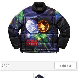 Supreme/Public Enemy/UNDERCOVER Puffy Jacket Conf